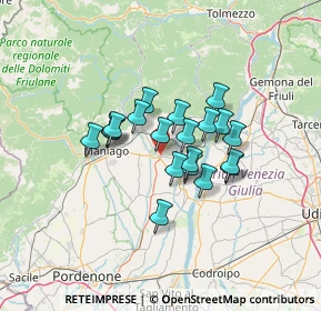 Mappa 33090 Sequals PN, Italia (9.35)