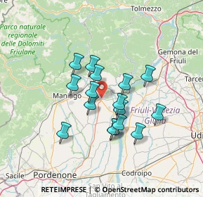 Mappa 33090 Sequals PN, Italia (10.5675)