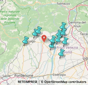 Mappa 33090 Sequals PN, Italia (10.50909)