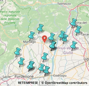 Mappa 33090 Sequals PN, Italia (16.159)