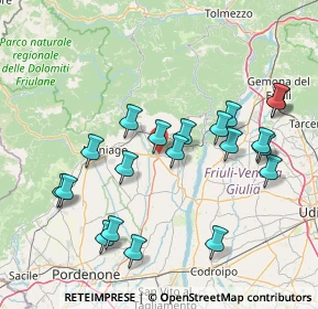 Mappa 33090 Sequals PN, Italia (15.7095)