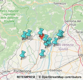 Mappa 33090 Sequals PN, Italia (10.45818)