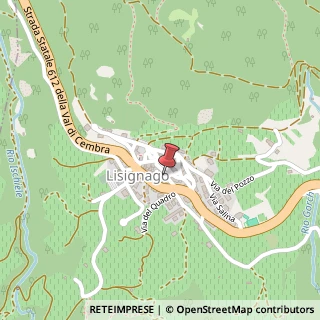 Mappa Via del Portico, 111, 38034 Lisignago, Trento (Trentino-Alto Adige)