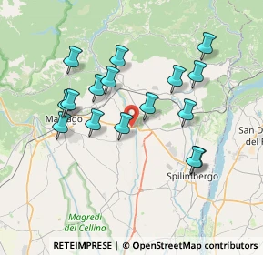 Mappa Via Maniago, 33090 Colle PN, Italia (6.81563)