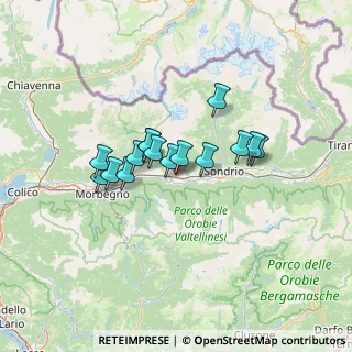 Mappa Via Leonardo Da Vinci, 23010 Berbenno di Valtellina SO, Italia (9.556)