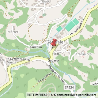 Mappa Via Giuseppe Verdi, 31, 38043 Bedollo, Trento (Trentino-Alto Adige)