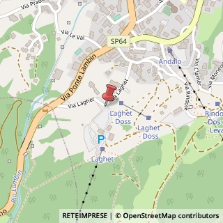 Mappa Via Laghet, 2-4, 38010 Andalo, Trento (Trentino-Alto Adige)