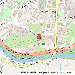 Mappa Via Guicciardi, 18, 23100 Sondrio, Sondrio (Lombardia)