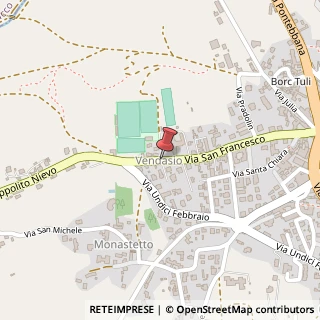 Mappa Via San Francesco,  77, 33019 Tricesimo, Udine (Friuli-Venezia Giulia)