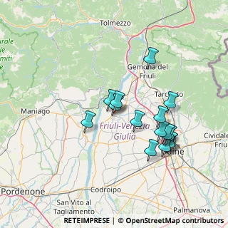 Mappa Via Carso, 33038 San Daniele del Friuli UD, Italia (12.94933)