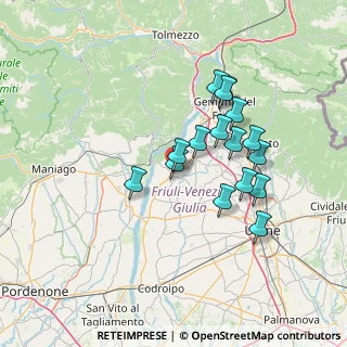 Mappa Via Carso, 33038 San Daniele del Friuli UD, Italia (11.99063)