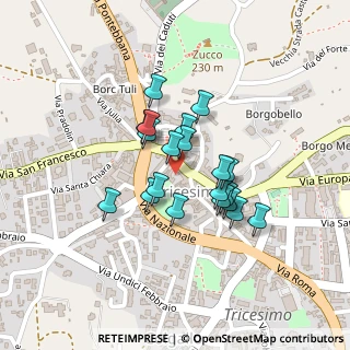 Mappa Piazza Giuseppe Garibaldi, 33019 Tricesimo UD, Italia (0.158)