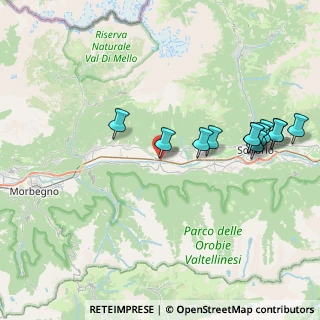 Mappa Via Nazionale Ovest, 23010 Berbenno di Valtellina SO, Italia (8.40917)