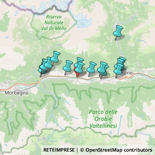 Mappa Via Nazionale Ovest, 23010 Berbenno di Valtellina SO, Italia (6.20188)