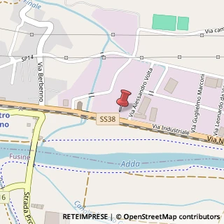 Mappa Via Nazionale Ovest, 377, 23010 Berbenno di Valtellina, Sondrio (Lombardia)