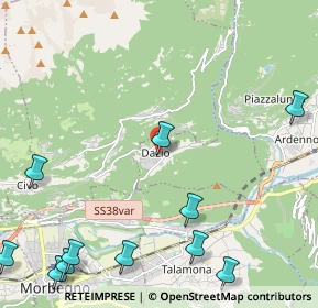 Mappa Via Roma, 23010 Dazio SO, Italia (3.13)