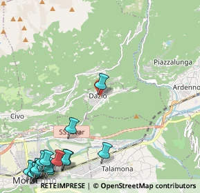 Mappa Via Roma, 23010 Dazio SO, Italia (3.45235)