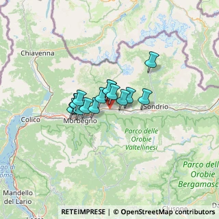 Mappa Via Lungo Adda, 23010 Colorina SO, Italia (7.75667)