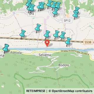 Mappa Via Lungo Adda, 23010 Colorina SO, Italia (1.4415)