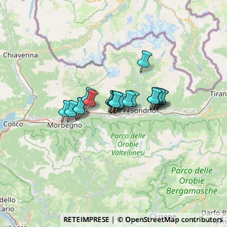Mappa Via Europa, 23010 Berbenno di Valtellina SO, Italia (8.3375)