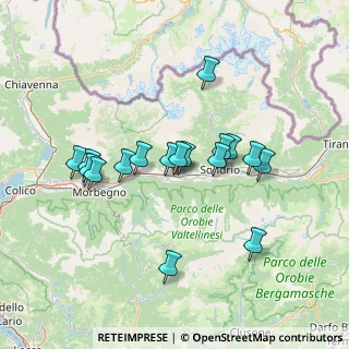 Mappa Via Europa, 23010 Berbenno di Valtellina SO, Italia (12.39941)