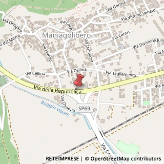Mappa Via della Repubblica, 126, 33085 Maniago, Pordenone (Friuli-Venezia Giulia)