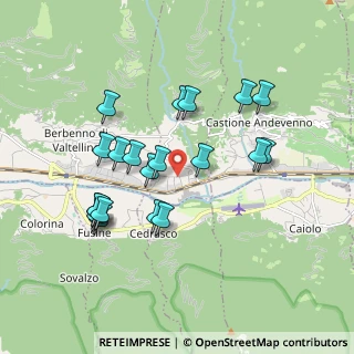 Mappa Via Cedrasco, 23010 Postalesio SO, Italia (1.7265)