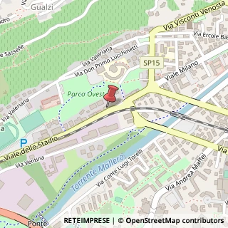 Mappa Viale dello Stadio,  20, 23100 Sondrio, Sondrio (Lombardia)