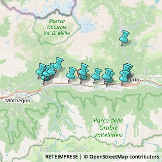 Mappa Via Adua, 23010 Berbenno di Valtellina SO, Italia (6.32471)