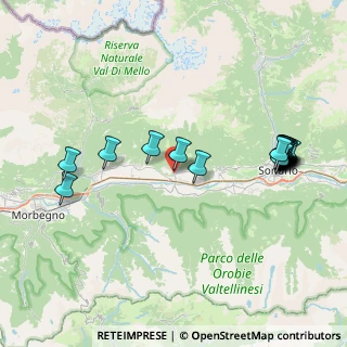 Mappa Via Adua, 23010 Berbenno di Valtellina SO, Italia (8.832)