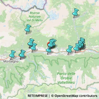 Mappa Via Adua, 23010 Berbenno di Valtellina SO, Italia (7.8935)