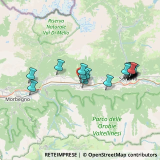 Mappa Via Adua, 23010 Berbenno di Valtellina SO, Italia (7.8845)