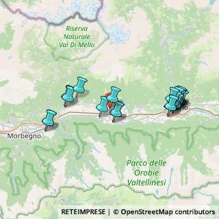 Mappa Via Adua, 23010 Berbenno di Valtellina SO, Italia (7.71)