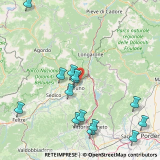 Mappa Via G. Bortotti, 32100 Belluno BL, Italia (20.26429)