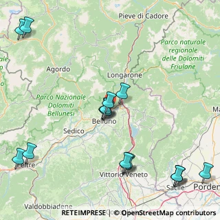Mappa Via G. Bortotti, 32100 Belluno BL, Italia (20.38294)