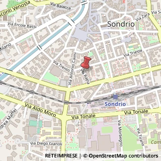 Mappa Via Pio Rajna, 1, 23100 Sondrio, Sondrio (Lombardia)