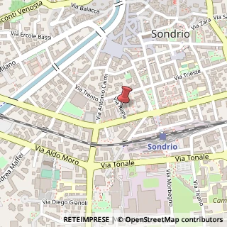 Mappa Via raina pio 1, 23100 Sondrio, Sondrio (Lombardia)