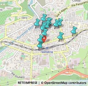 Mappa Piazzale Bertacchi Giovanni, 23100 Sondrio SO, Italia (0.31214)