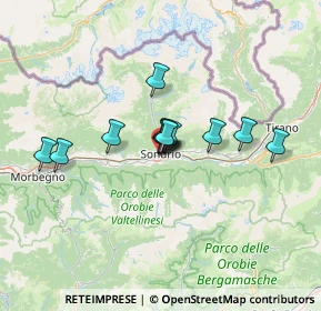 Mappa Piazzale Bertacchi Giovanni, 23100 Sondrio SO, Italia (9.30417)