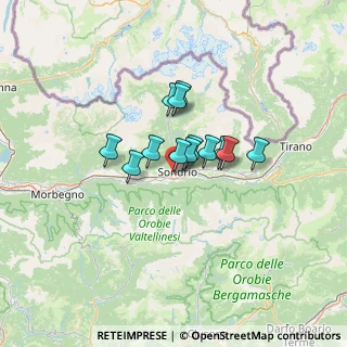 Mappa Via Tremoggie, 23100 Sondrio SO, Italia (8.10923)