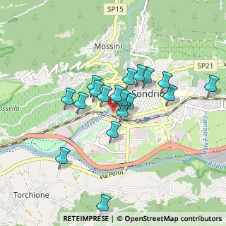 Mappa Via Tremoggie, 23100 Sondrio SO, Italia (0.72778)