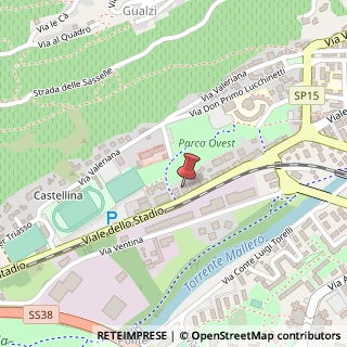Mappa Viale Stadio, 46, 23100 Sondrio, Sondrio (Lombardia)