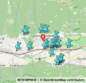 Mappa Via Canovi, 23012 Castione Andevenno SO, Italia (1.533)