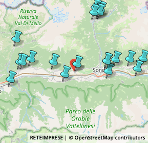 Mappa Via Canovi, 23012 Castione Andevenno SO, Italia (9.6215)