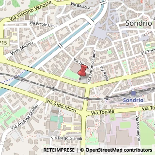 Mappa Piazzale Giovanni Merizzi, 8, 23100 Sondrio, Sondrio (Lombardia)