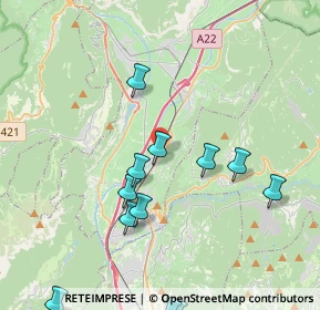 Mappa SS 12, 38010 Nave San Rocco TN, Italia (5.23)