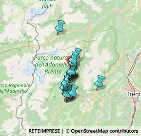 Mappa Via Verdi, 38080 Carisolo TN, Italia (9.1875)