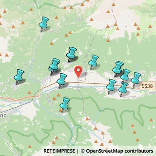Mappa Via dei Lavoratori, 23010 Buglio in Monte SO, Italia (3.8485)