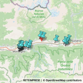 Mappa Via dei Lavoratori, 23010 Buglio in Monte SO, Italia (8.231)