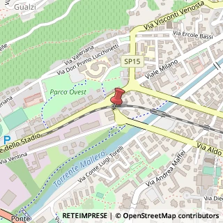 Mappa Via Ventina, 2/E, 23100 Sondrio, Sondrio (Lombardia)